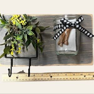 Rustic Leash and Treat Holder